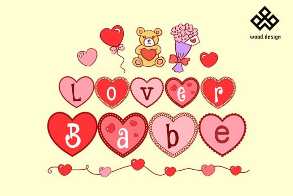 Download Lover Babe Valentines Sublimation PNG - Valentines sublimation Collection