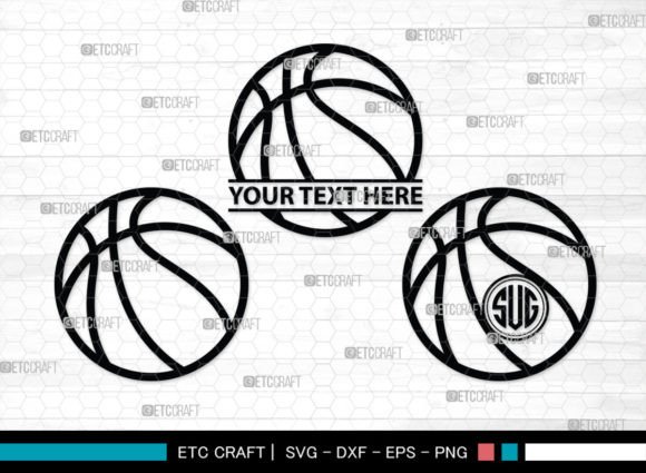 Download Basketball Monogram, Basketball SVG - Basketball Collection