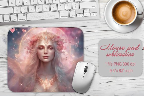 Download Fairy Love Design Sublimation Mouse Pad - Sublimation mouse pad Collection